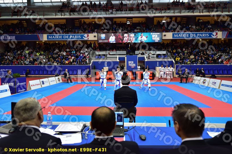 arena France Kata Team Male public