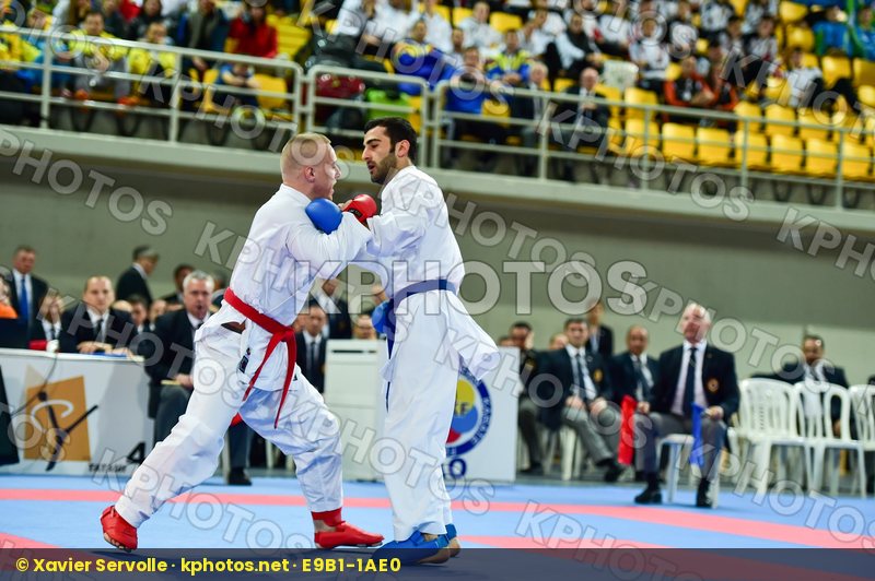 -84 Kg Aktas Ugur Budo Nord Denmark Korte Kevin Kumite Male Turk