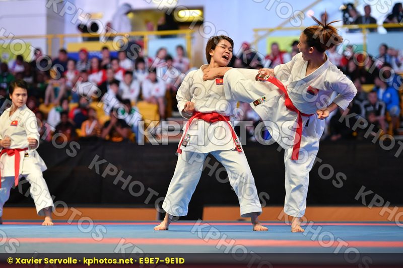 Female team kata Unshu Viet nam Vietnam Vietnam