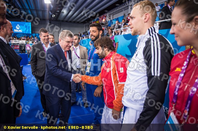 Bach Thomas  meets athletes