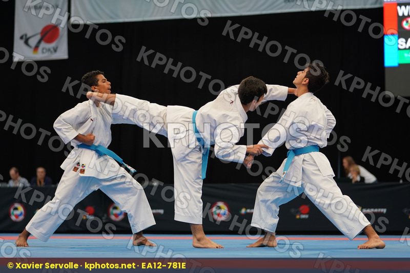 Kanku sho Male team kata Saudi Arabia
