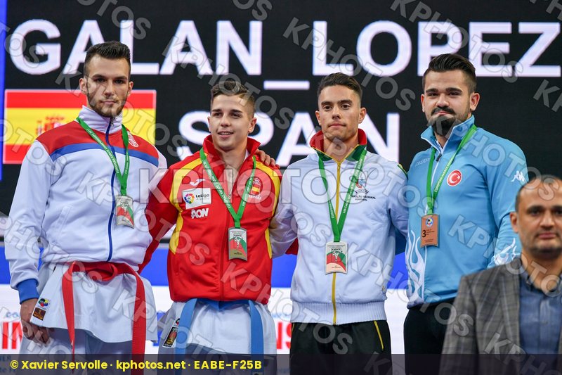 Fernandes David Galan Lopez Sergio Goktas Emre Vefa podium Portu