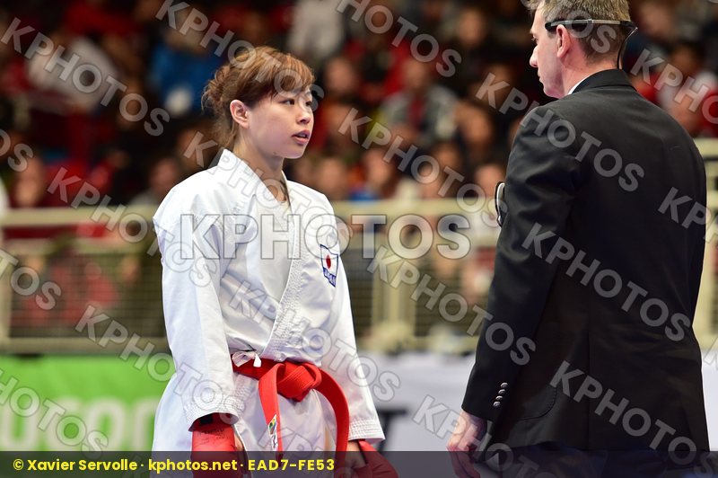 female kumite 68+ kg finland Hirota Japan kuusisto helena uekusa