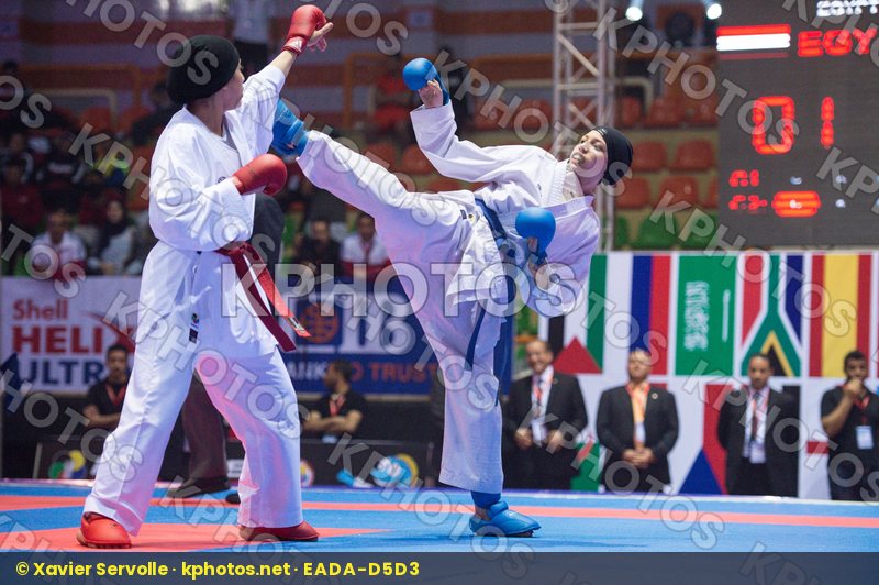 -50 kg Egypt final kumite Ozcelik Serap Rashed Areeg Turkey