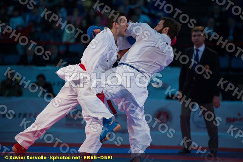 +84 kg Bitevic Slobodan Erkan Enes finals kumite Serbia Turkey