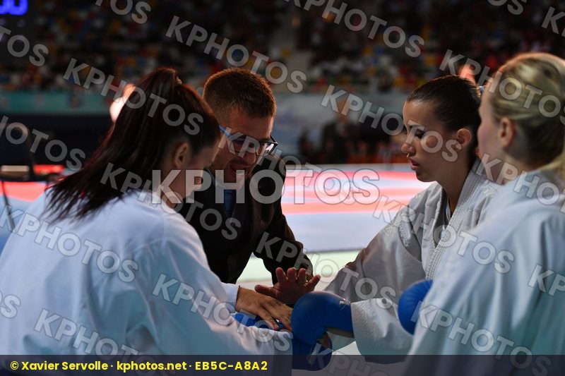 Female team kumite France France France Slovenia Slovenija Slove