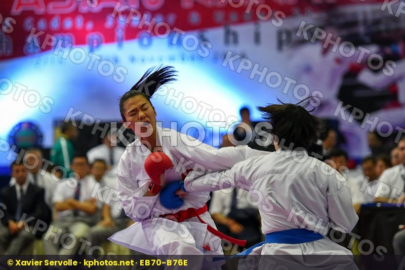 Japan Moriguchi Ayami Nguyen Thi Ngoan U21 Kumite Female -61 Kg