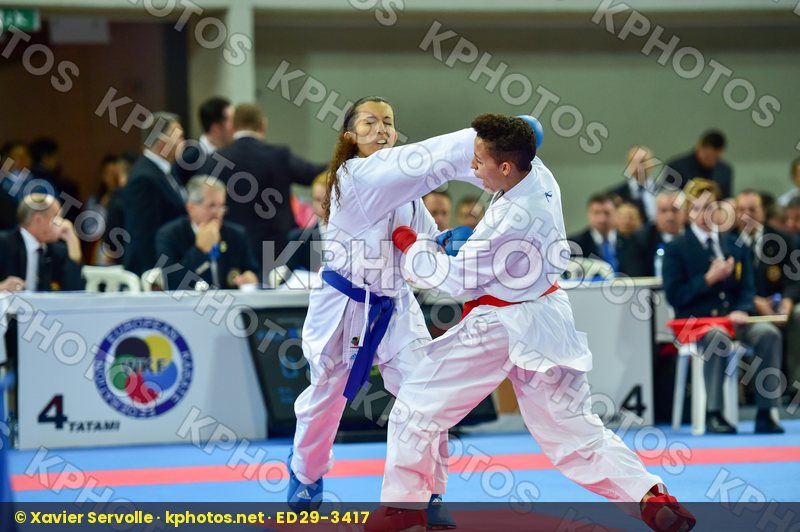 -50 Kg Bouderbane Sophia Female France Kumite Morales Ozuna Gema
