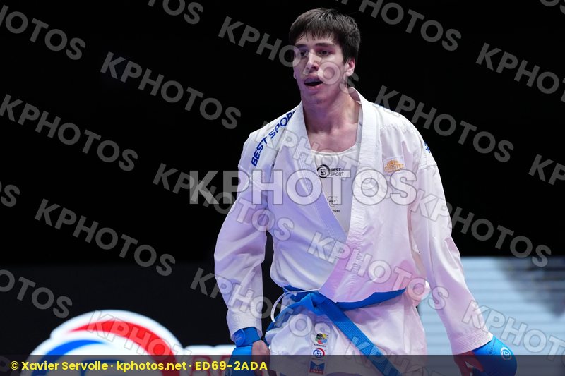 HAUBOLD JANNE (GER) vs GASPARIAN EDUARD (EKF-1) in Male Kumite -84 Kg - Semifinal Bout