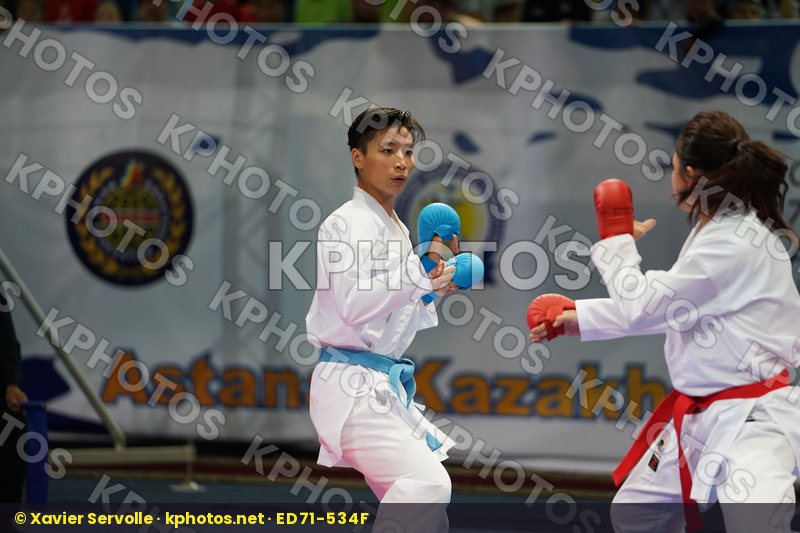 China Choi Wan yu Female kumite -61 kg Hong Kong Yin Xiaoyan