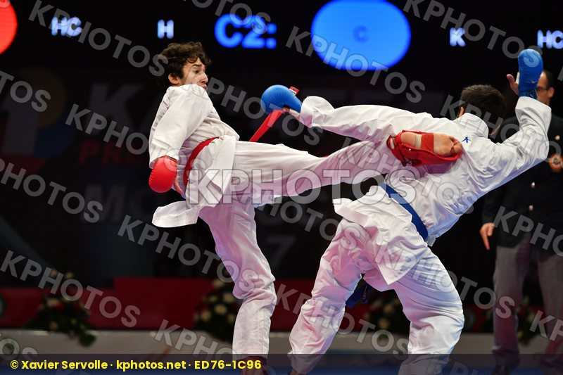 Egypt Elsawy Ali Kemaloglu Omer Male kumite -67 kg Turkey