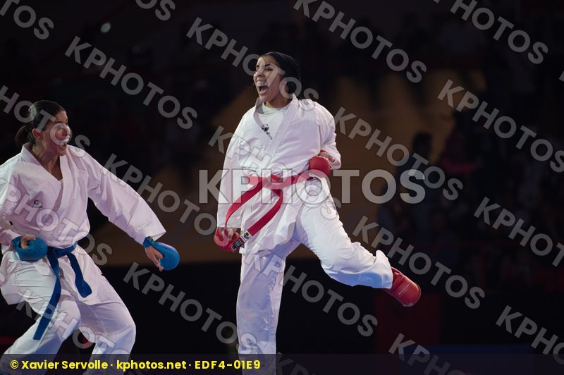 68+ Kg Clavien Fanny Dubai Egypt Female final kumite Mohamed Ais