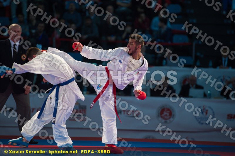 -60 kg Agoudjil Sofiane finals France Italy KO kumite Maresca Lu