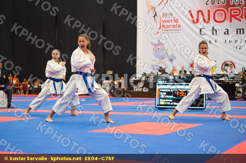 Arawaza cadet female Fyr Of Macedonia Junior Kata team