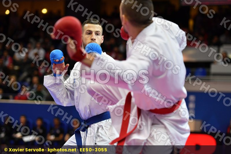 Caffaro Julien France Male kumite -75 kg Seguy Corentin