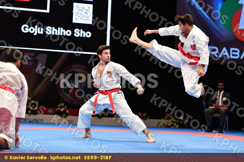 Gankaku Male team kata Turkey Turkey Turkey