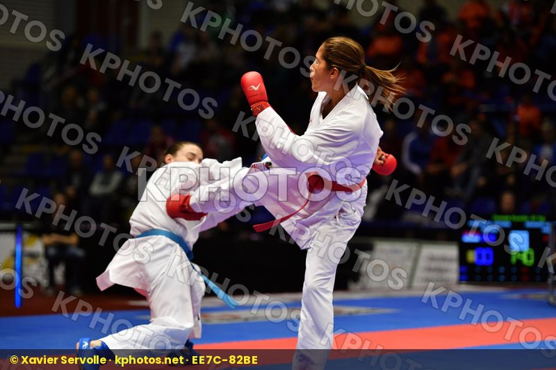 Female kumite -61 kg Grande Alexandra Peru Prekovic Jovana Serbi