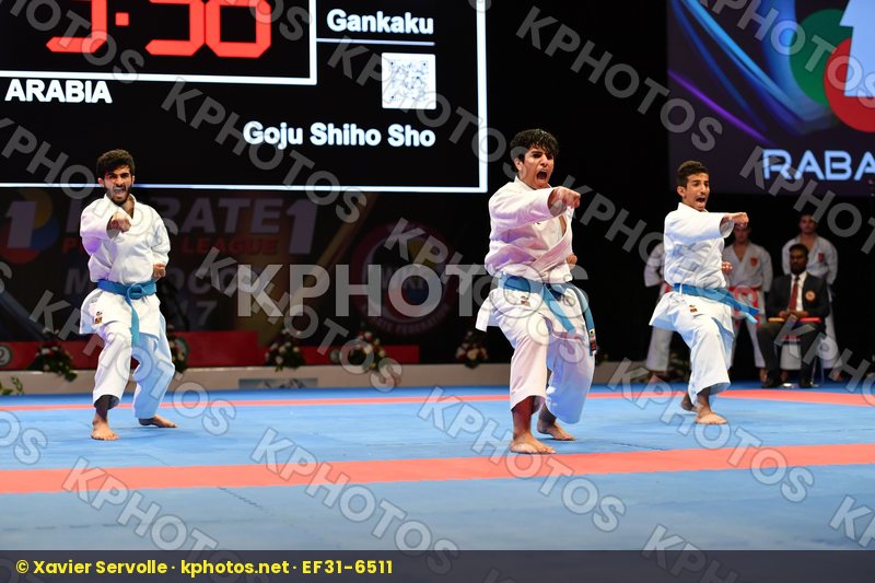 Goju shiho sho Male team kata Saudi arabia