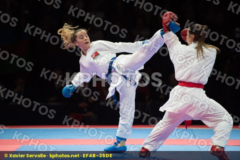 -50 Kg Female final france kumite Ozcelik Serap Recchia Alexandr