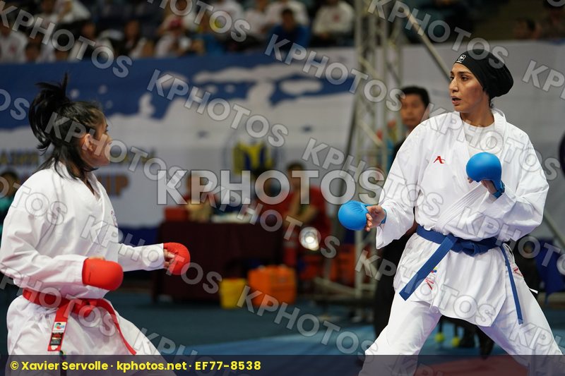 Chinese Taipei Female team kumite Iran  islamic republic of