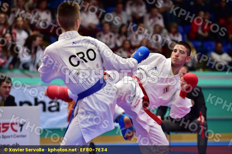 -60kg Arawaza Berak Boran croatia Dzakovic Milos kumite Serbia U