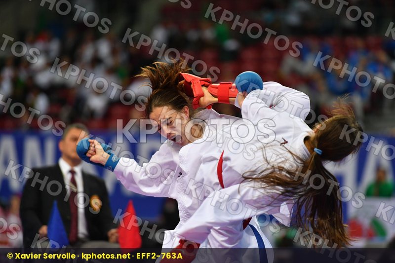 Cadet kumite female -47 kg, Garcia moya Nidia, Hurenko Polina, M