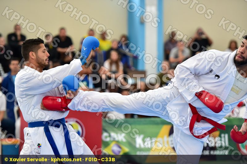 Brasil final kumite Male team Venezuela