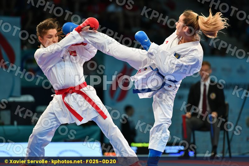 Draskovic Ana Female kumite -55 kg Montenegro Terliuga Anzhelika