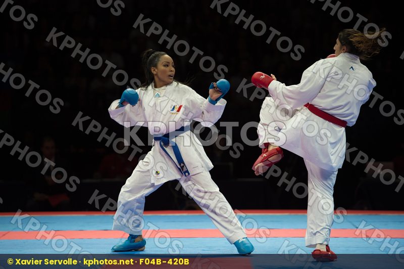 -61 Kg Coban Merve Female final france Ignace Lucie kumite Turke