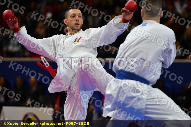 Caffaro Julien France Male kumite -75 kg Seguy Corentin
