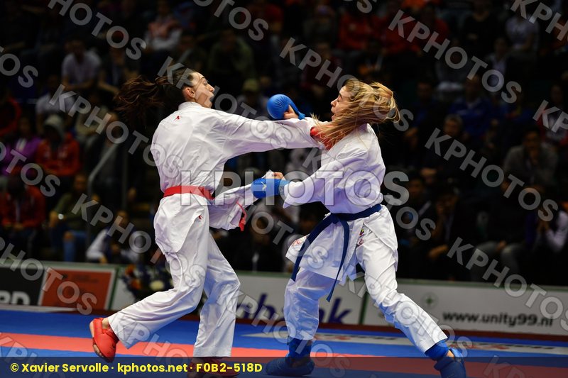 Croatia Female kumite -55 kg Hasani Alesandra Terluyga Anzhelika