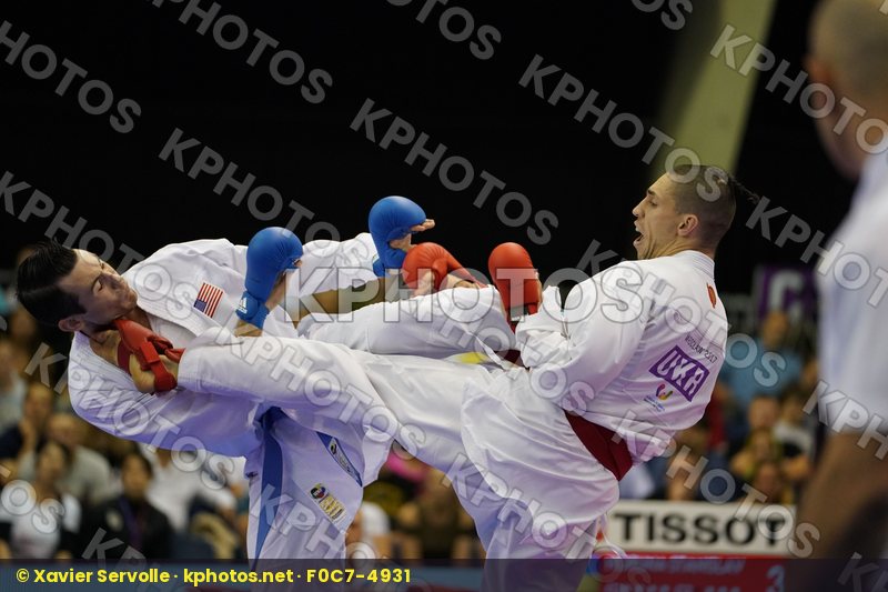 Horuna Stanislav Male Kumite -75kg Scott Thomas Ukraine USA