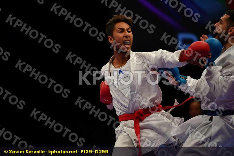 Ahmed Hmissa Cuerva mora Raul Male kumite -67 kg Spain Tunisia