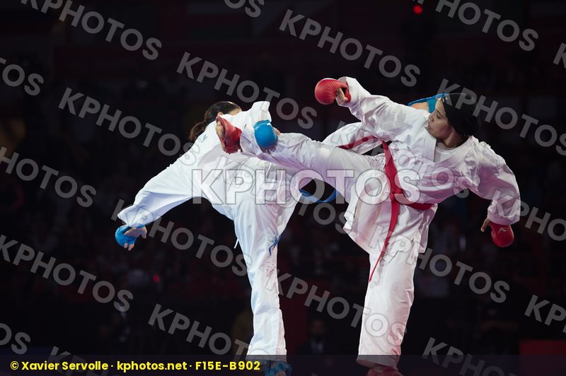 68+ Kg Clavien Fanny Dubai Egypt Female final kumite Mohamed Ais