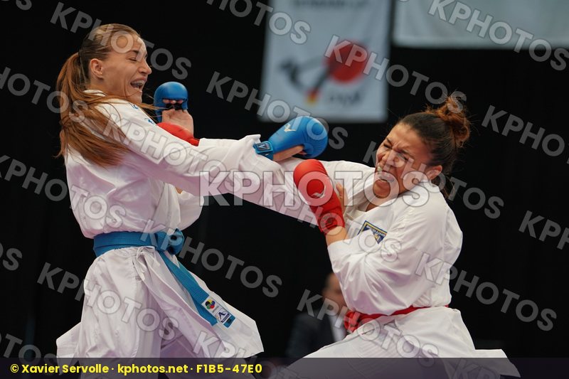 England Female kumite 68+ kg Harvey Amelia Stepashko Anastasiya