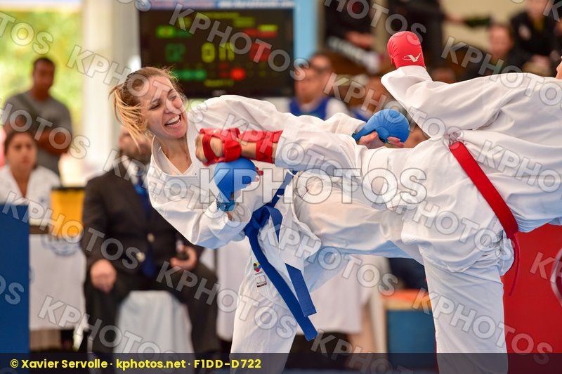 Brasil Female final kumite team Venezuela