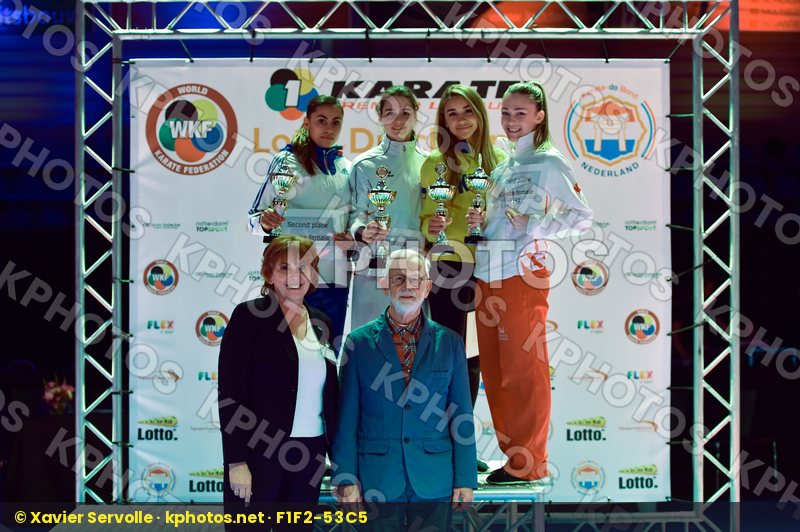 -55 kg Campbell Kathryn Canada France kumite Luxembourg podium T