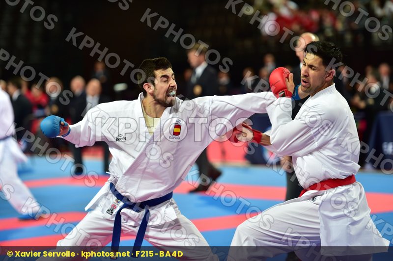 84+ Kg Bendiab Salim Daedo france kumite Male Spain vizuete fern
