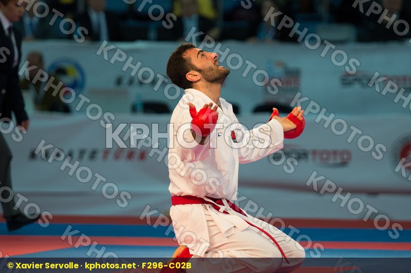-84 kg Aktas Ugur bronze match Greece kumite male Turkey Tzanos