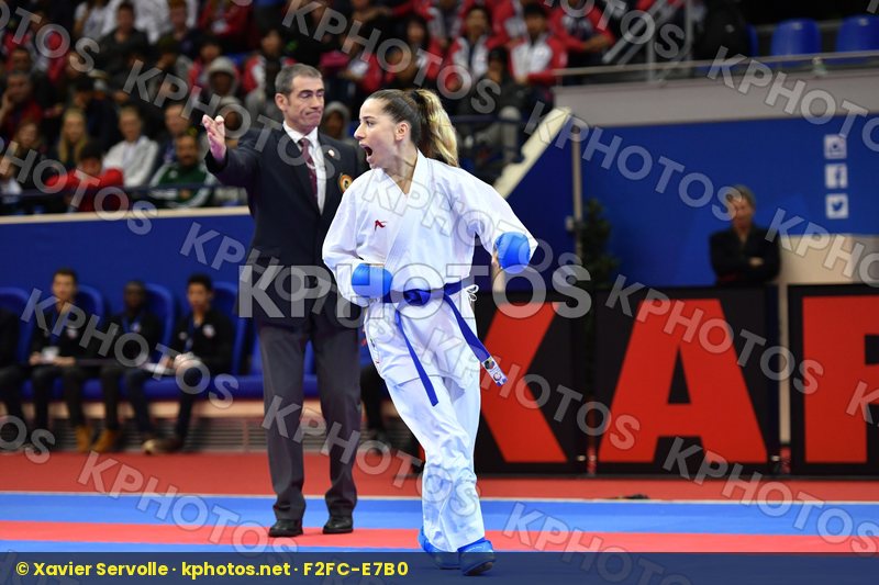 Female kumite -50 kg Ozcelik Serap Russian federation Rybakova K