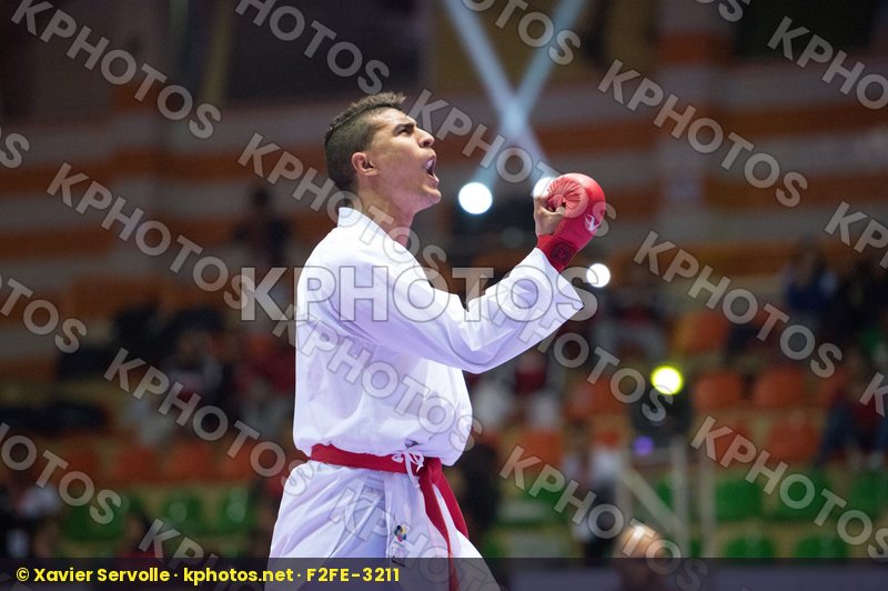 84+ kg Egypt Elasfar Ahmed final kumite Morocco Ouchen Achraf