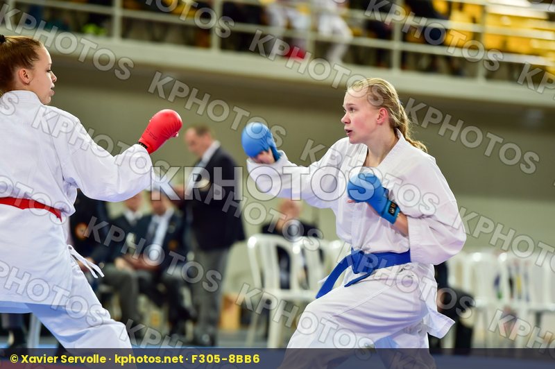 -48 Kg Estonia Female Germany Hayashi Junior Kumite Schimpf Alin