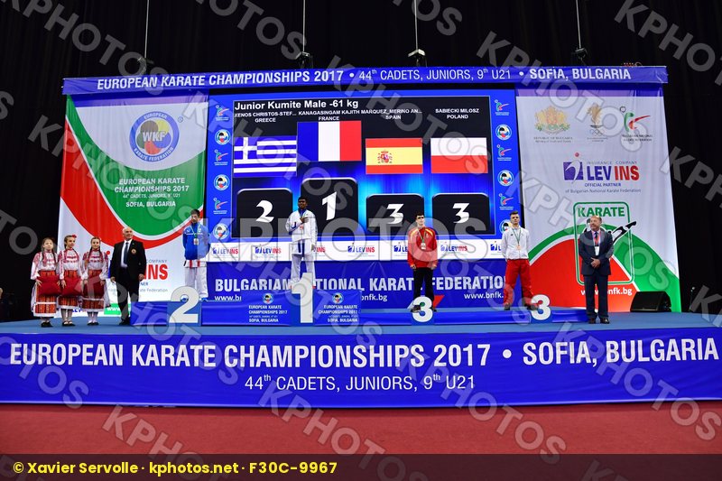 France Greece Junior kumite male -61 kg Kanagasingam Kajith Marq