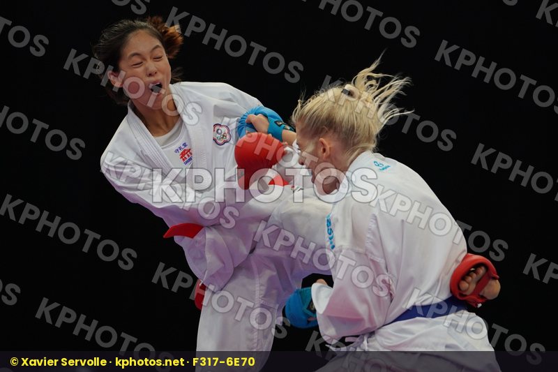 Bitsch Jana Chinese taipei Female kumite -55 kg Germany Wen Tzu-