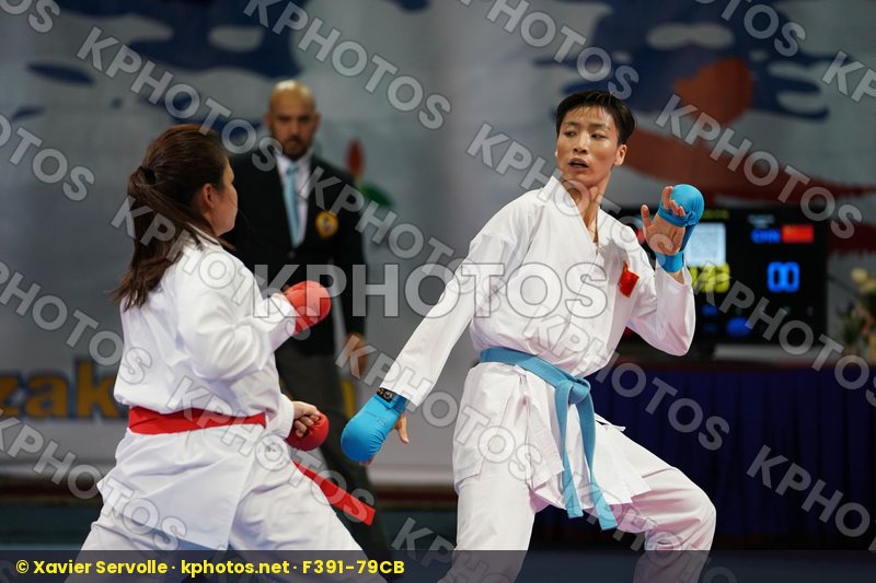 China Choi Wan yu Female kumite -61 kg Hong Kong Yin Xiaoyan