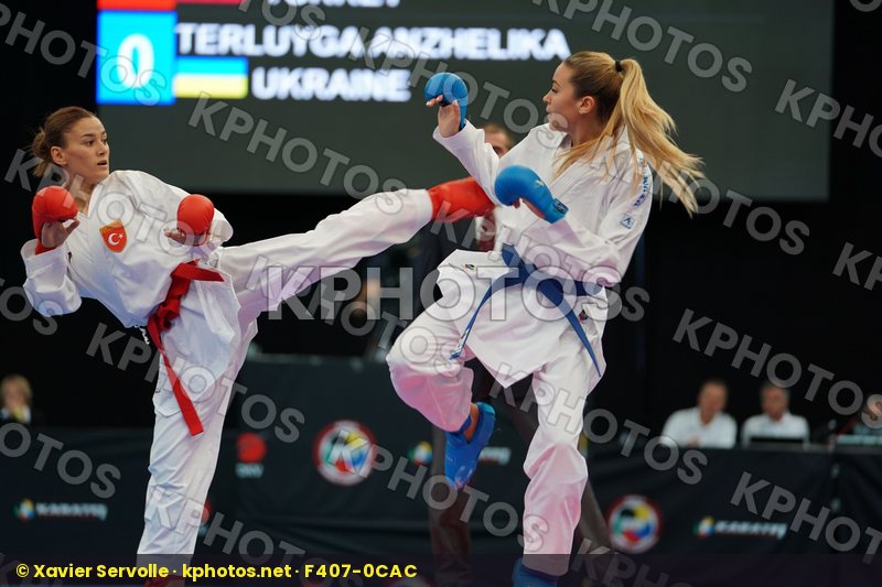 Female kumite -55 kg Terluyga Anzhelika Turkey Ukraine Yakan Tub