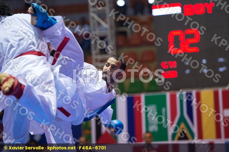 -75 kg Abdel Rahman Omar Alkhalifah Majed Egypt final kumite Sau