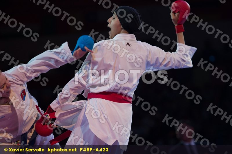 -61 Kg Dubai Egypt Farouk Giana Mohamed Female final kumite Slov