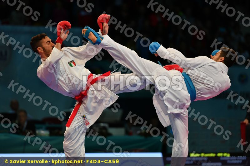 Crescenzo Angelo Italy Male kumite -60 kg Samdan Eray Turkey