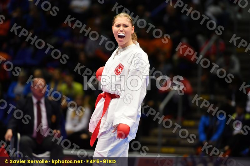 Bruederlin Ramona Chatziliadou Eleni Female kumite 68+ kg German